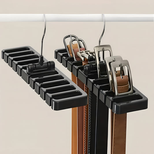 BeltRack™ - Organizador Premium para Cintos e Gravatas