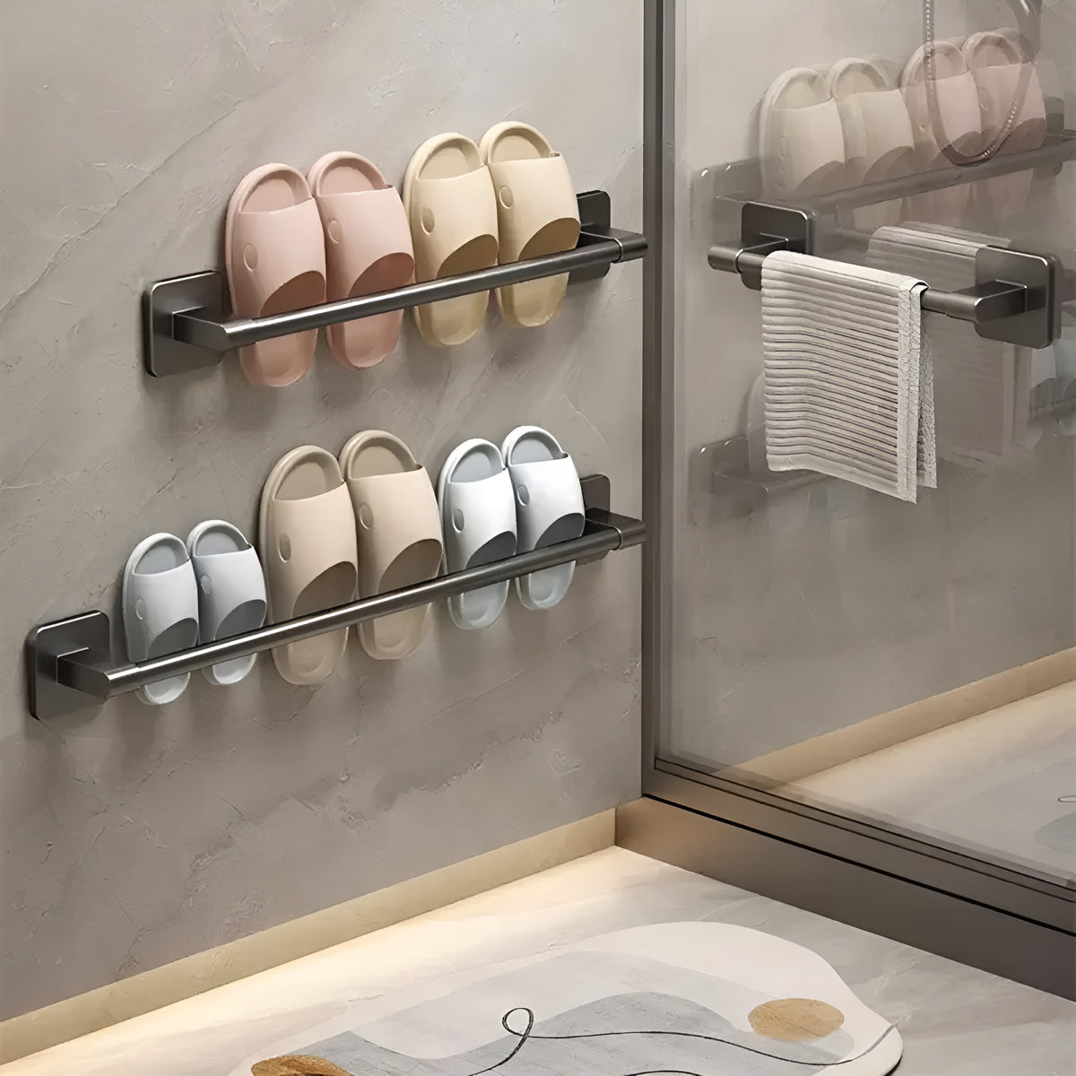 TowelRail™ – Barra Premium para Toalhas sem Furos