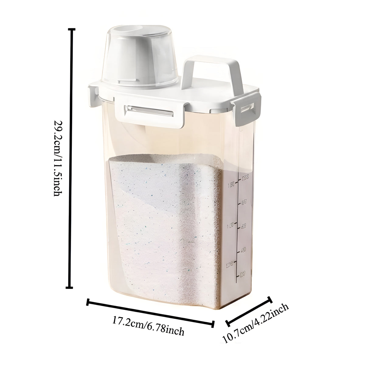 GrainVault™ – Pote Hermético Premium 2,5L para Mantimentos
