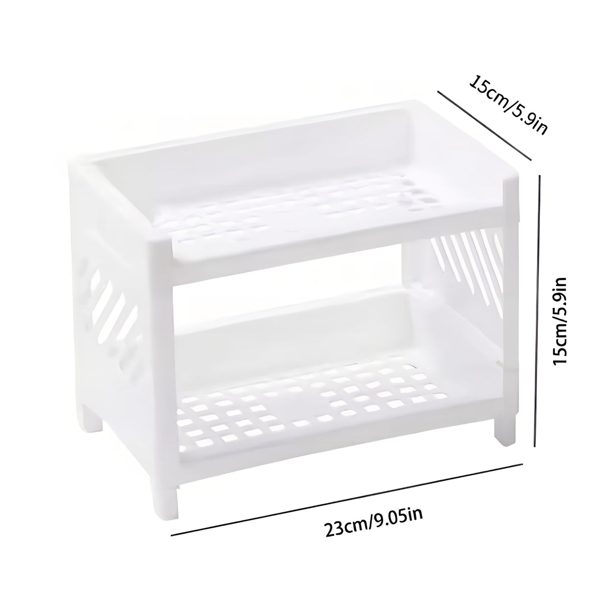 DeskShelf™ – Organizador Premium de Mesa com 2 Níveis