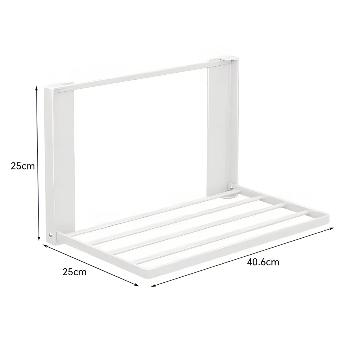 LaundryShelf™ – Prateleira Dobrável Magnética para Lavanderia