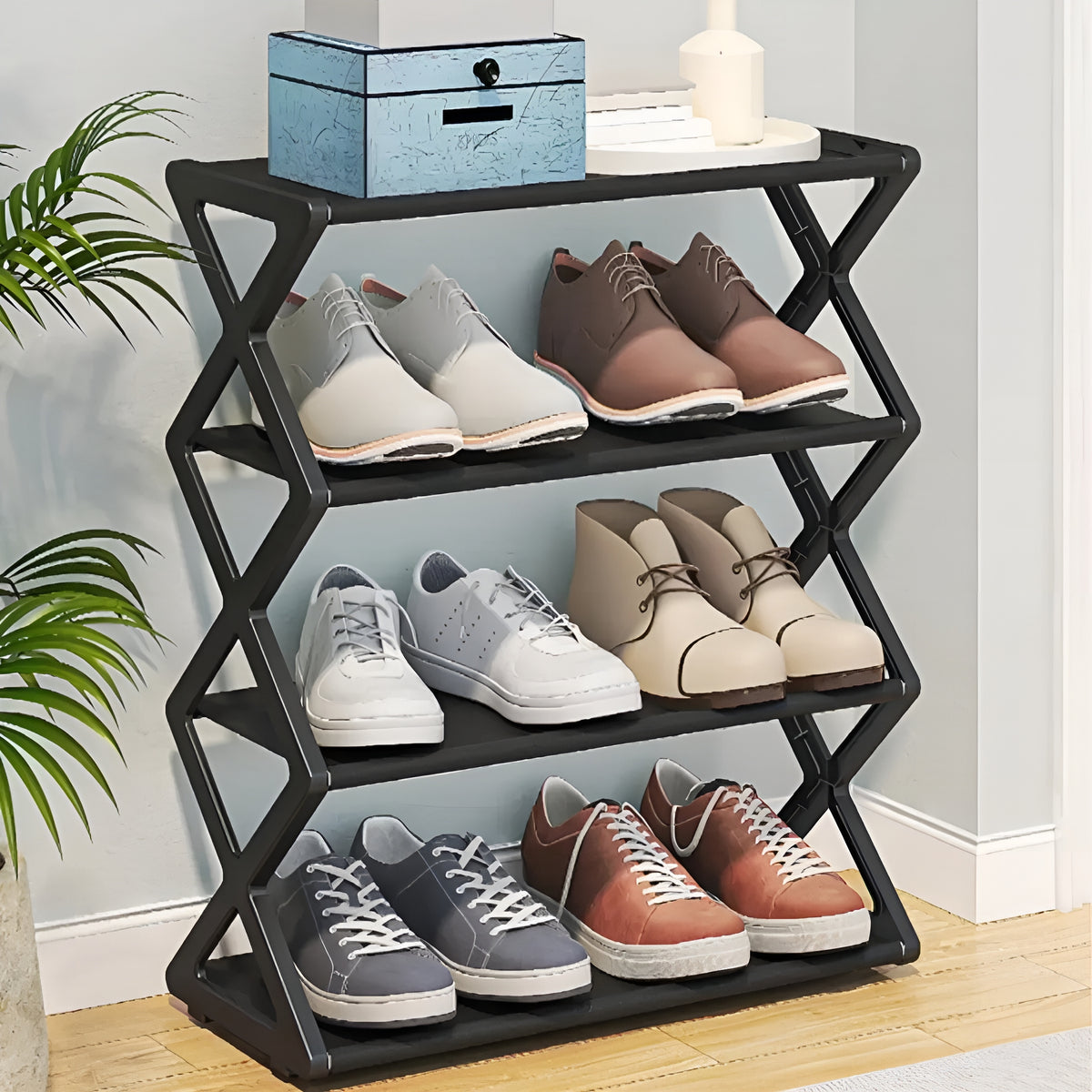 ShoeTower™ – Sapateira Premium Vertical 4 Andares