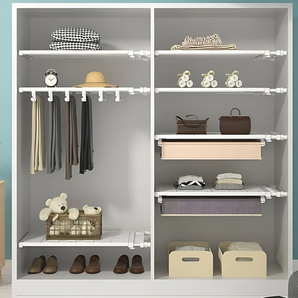 ShelfDivider™ – Prateleira Divisória Expansível Premium