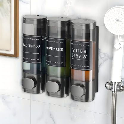 ShowerPump™ – Dispenser Triplo Premium para Banho