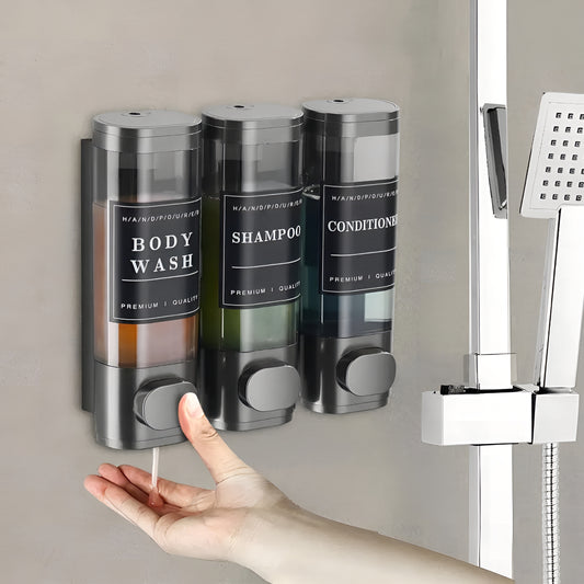 ShowerPump™ – Dispenser Triplo Premium para Banho