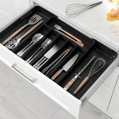 CutleryFlex™ – Organizador Ajustável Premium para Talheres