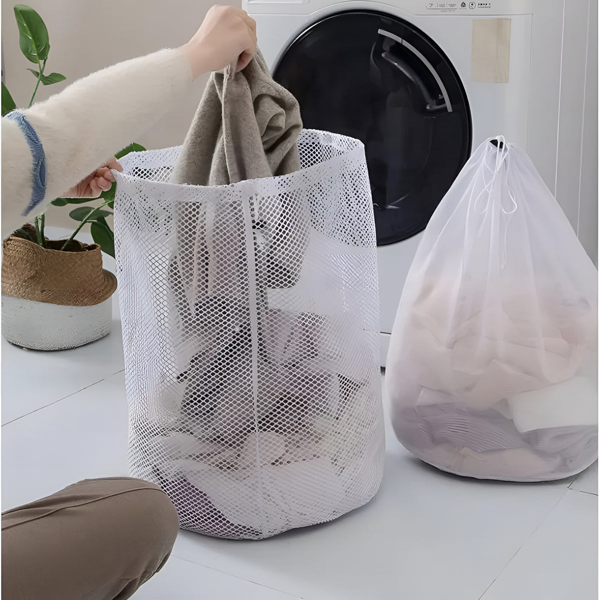 WashGuard™ – Bolsa Premium para Lavagem de Roupas Delicadas