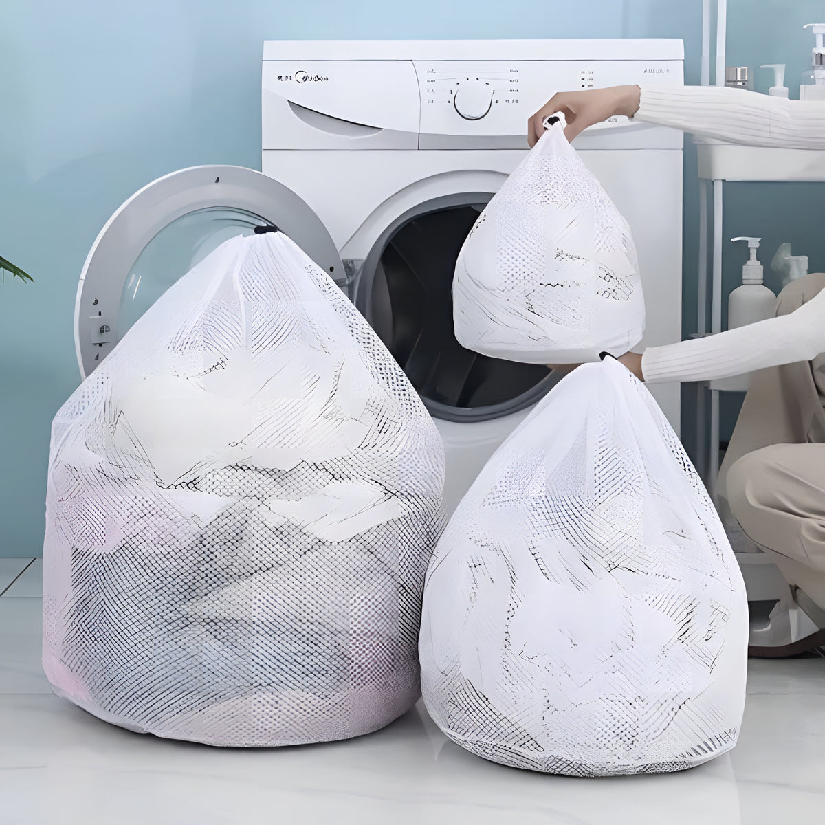 WashGuard™ – Bolsa Premium para Lavagem de Roupas Delicadas
