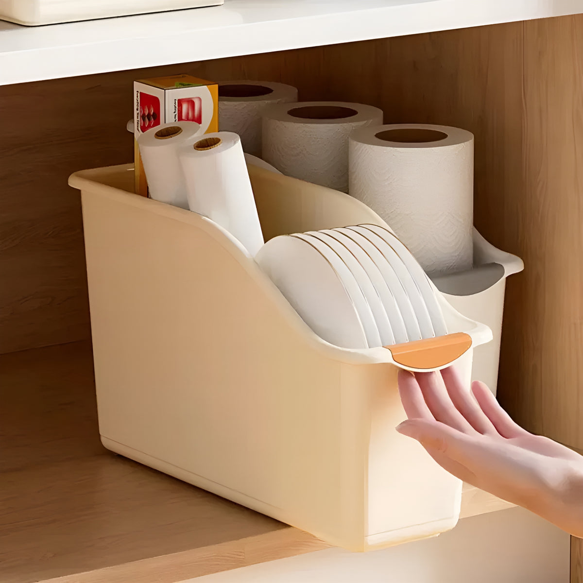 SinkRoll™ – Organizador Premium com Rodinhas para Área da Pia