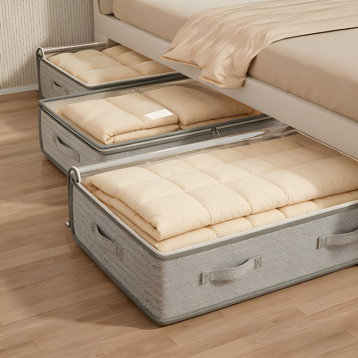 UnderVault™ – Organizador Premium para Baixo da Cama