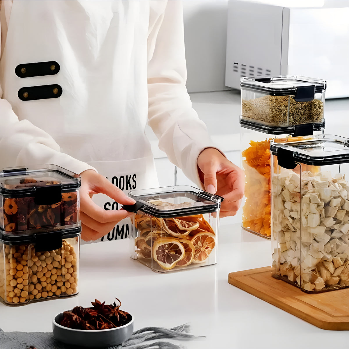 FreshVault™ – Potes Herméticos para Mantimentos