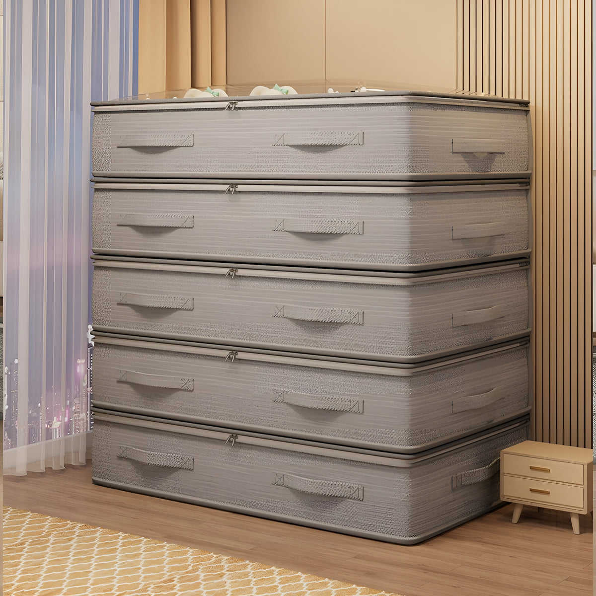 UnderVault™ – Organizador Premium para Baixo da Cama