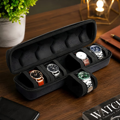WatchVault™ – Estojo Premium para Relógios de Viagem
