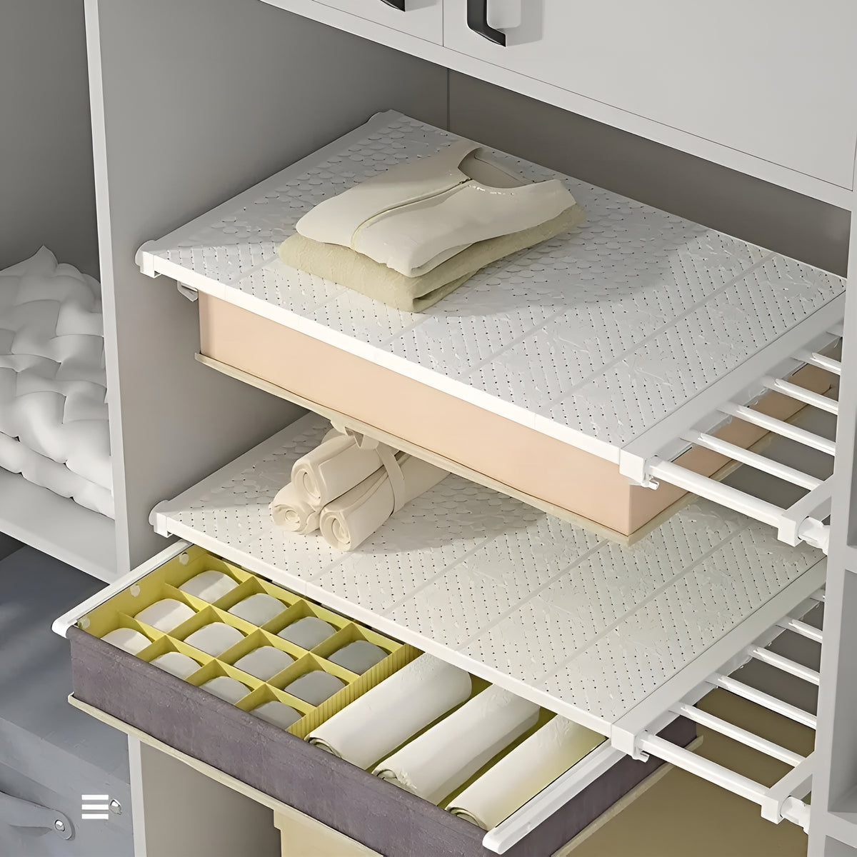 ShelfDivider™ – Prateleira Divisória Expansível Premium