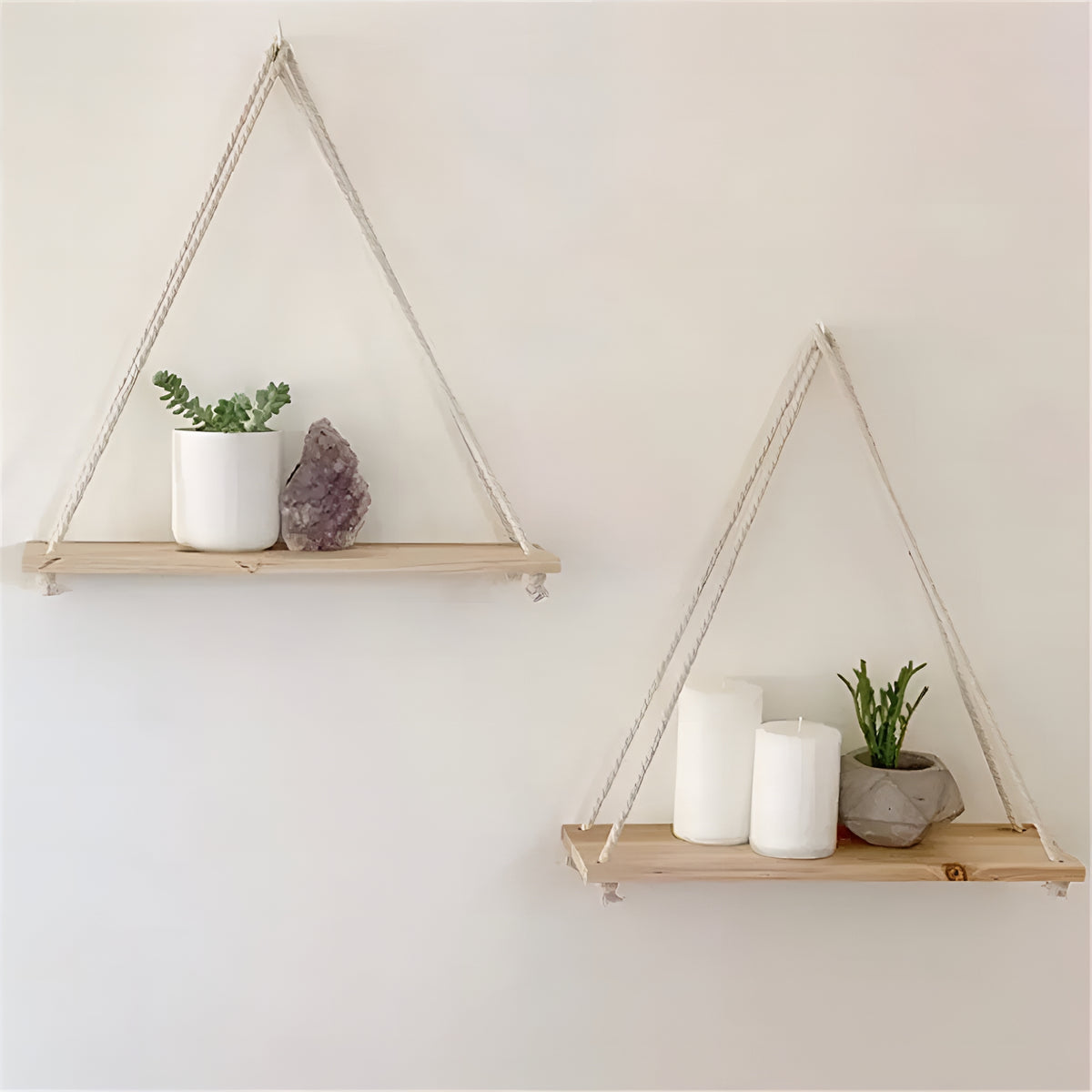 WoodShelf™ – Prateleira Suspensa Premium de Madeira
