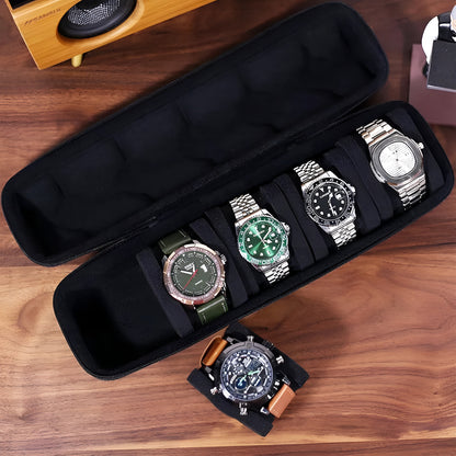 WatchVault™ – Estojo Premium para Relógios de Viagem