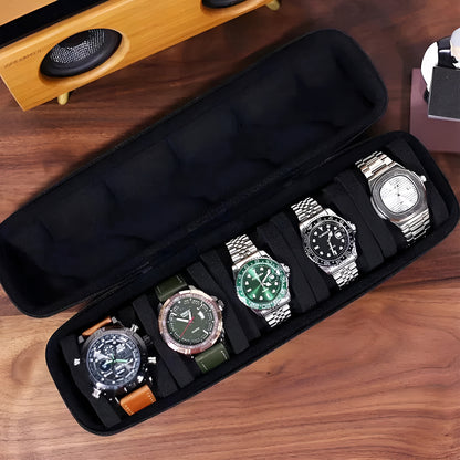 WatchVault™ – Estojo Premium para Relógios de Viagem