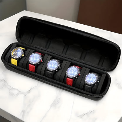 WatchVault™ – Estojo Premium para Relógios de Viagem