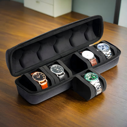 WatchVault™ – Estojo Premium para Relógios de Viagem