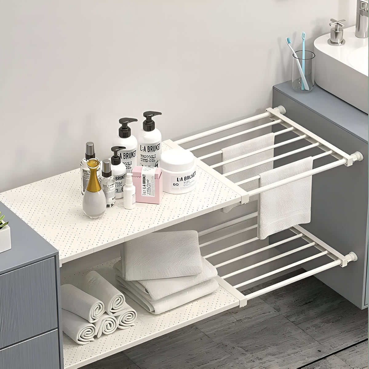 ShelfDivider™ – Prateleira Divisória Expansível Premium