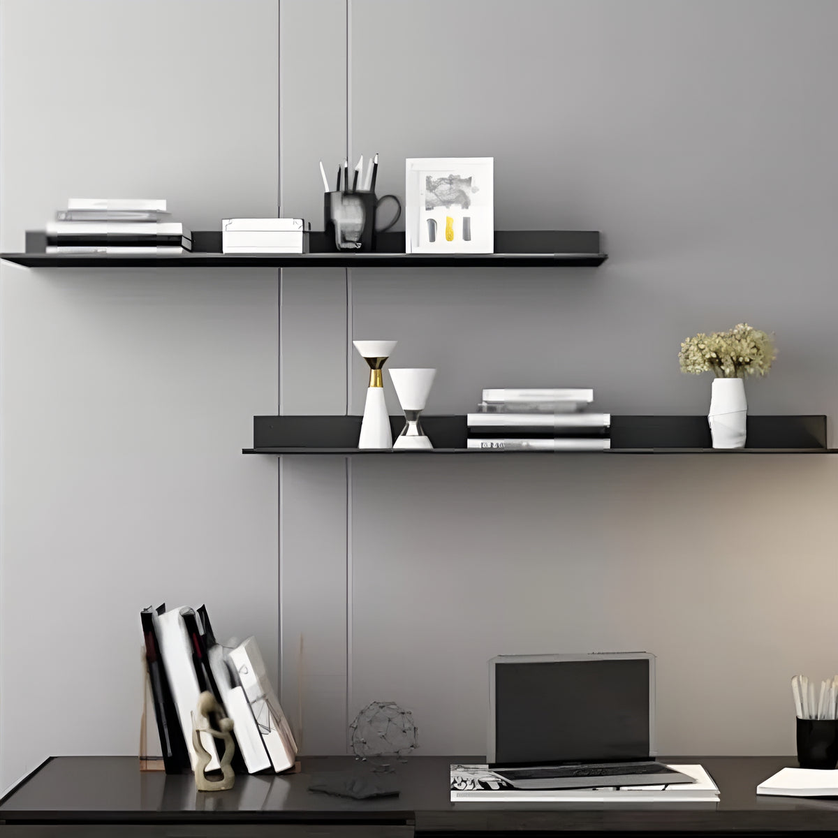 FloatShelf™ – Prateleira Flutuante Premium de Alumínio