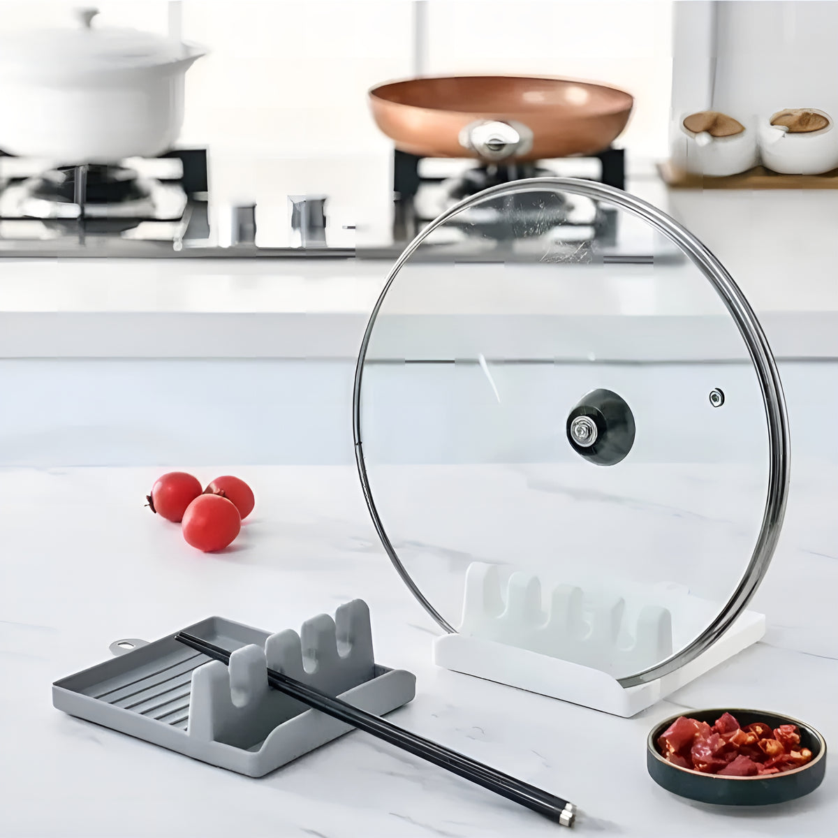 SpoonDock™ – Descanso Premium para Utensílios de Cozinha