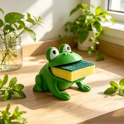 FrogDock™ – Organizador Drenante Premium para Esponjas