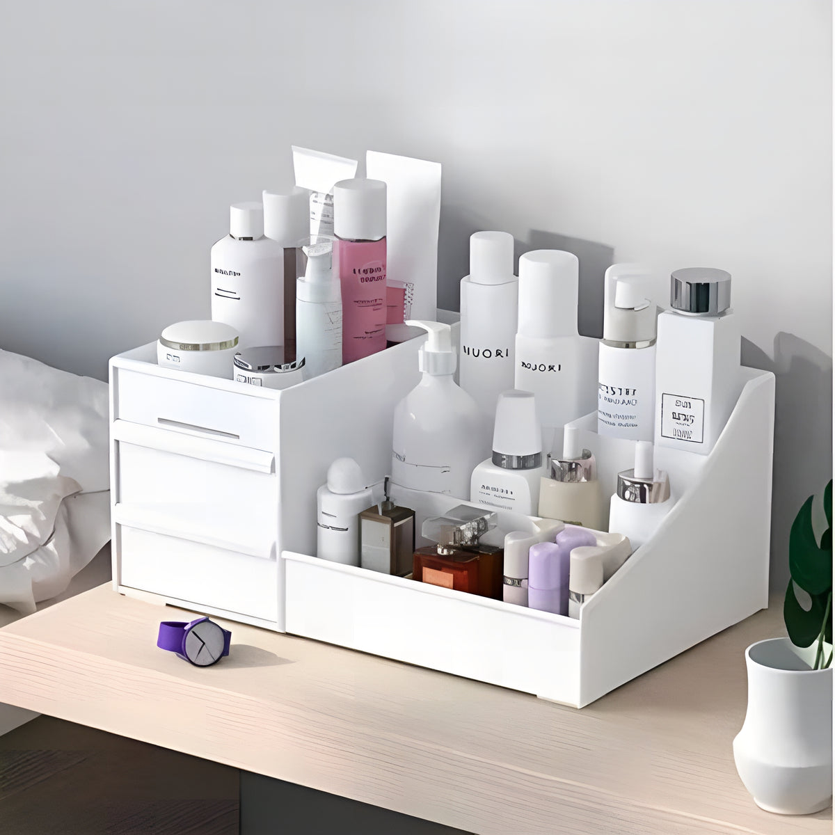 BeautyVault™ – Organizador Premium para Maquiagem e Skincare