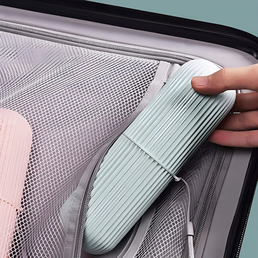TravelBrush™ – Kit Premium de Higiene Bucal para Viagem