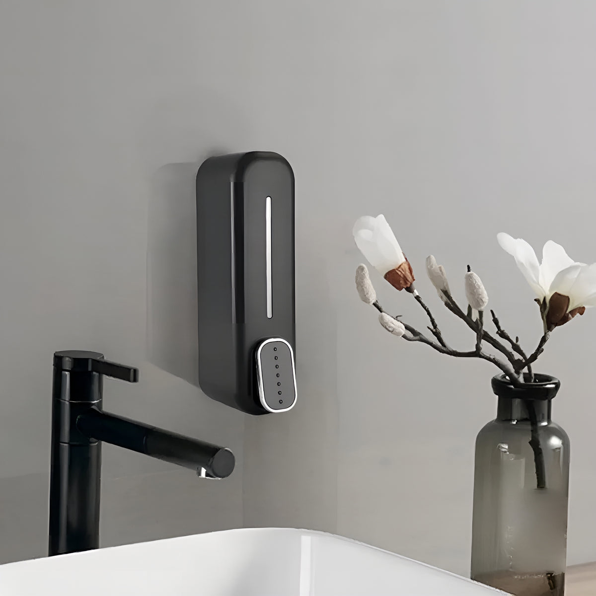 SoapFlow™ – Dispenser Premium de Parede para Sabonete Líquido
