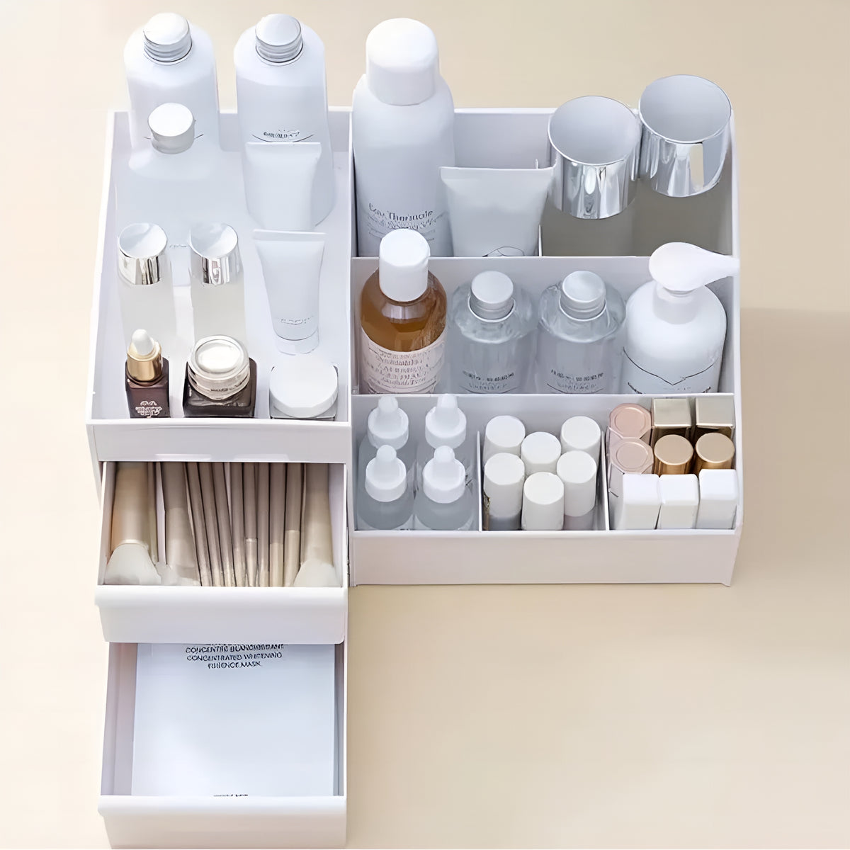BeautyVault™ – Organizador Premium para Maquiagem e Skincare