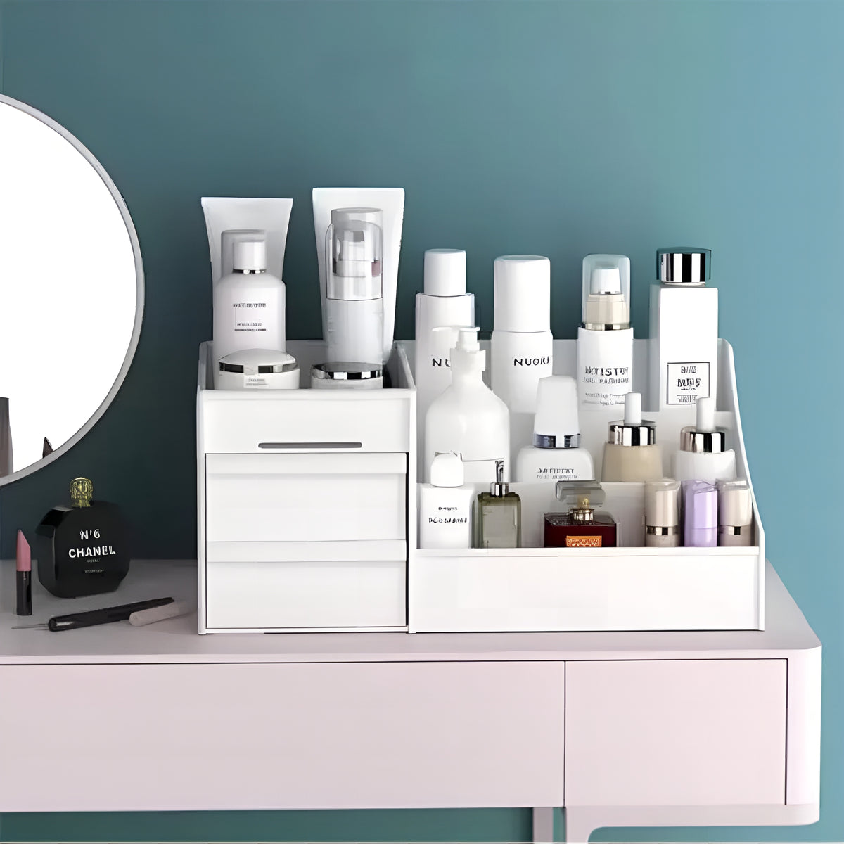 BeautyVault™ – Organizador Premium para Maquiagem e Skincare