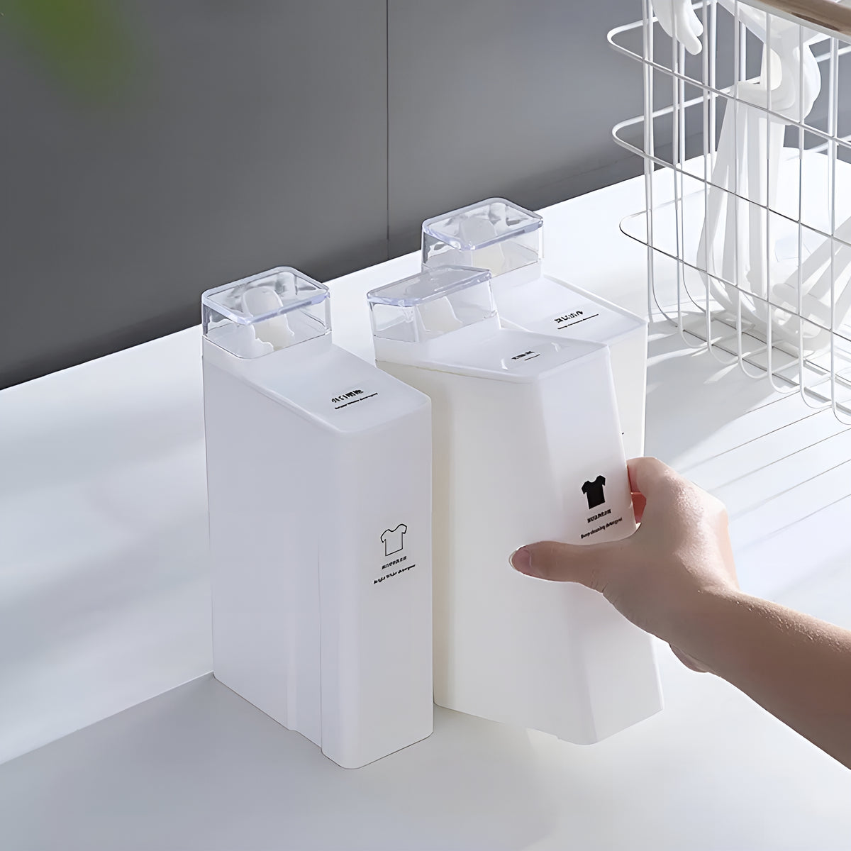 LaundryBottle™ – Frasco Organizador Premium para Lavanderia