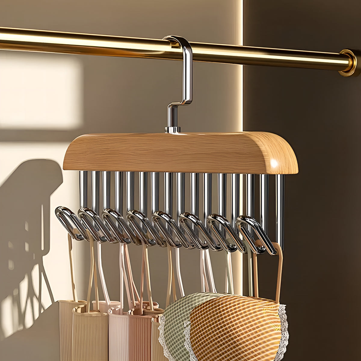 BraRack™ – Organizador Premium para Sutiãs e Tops