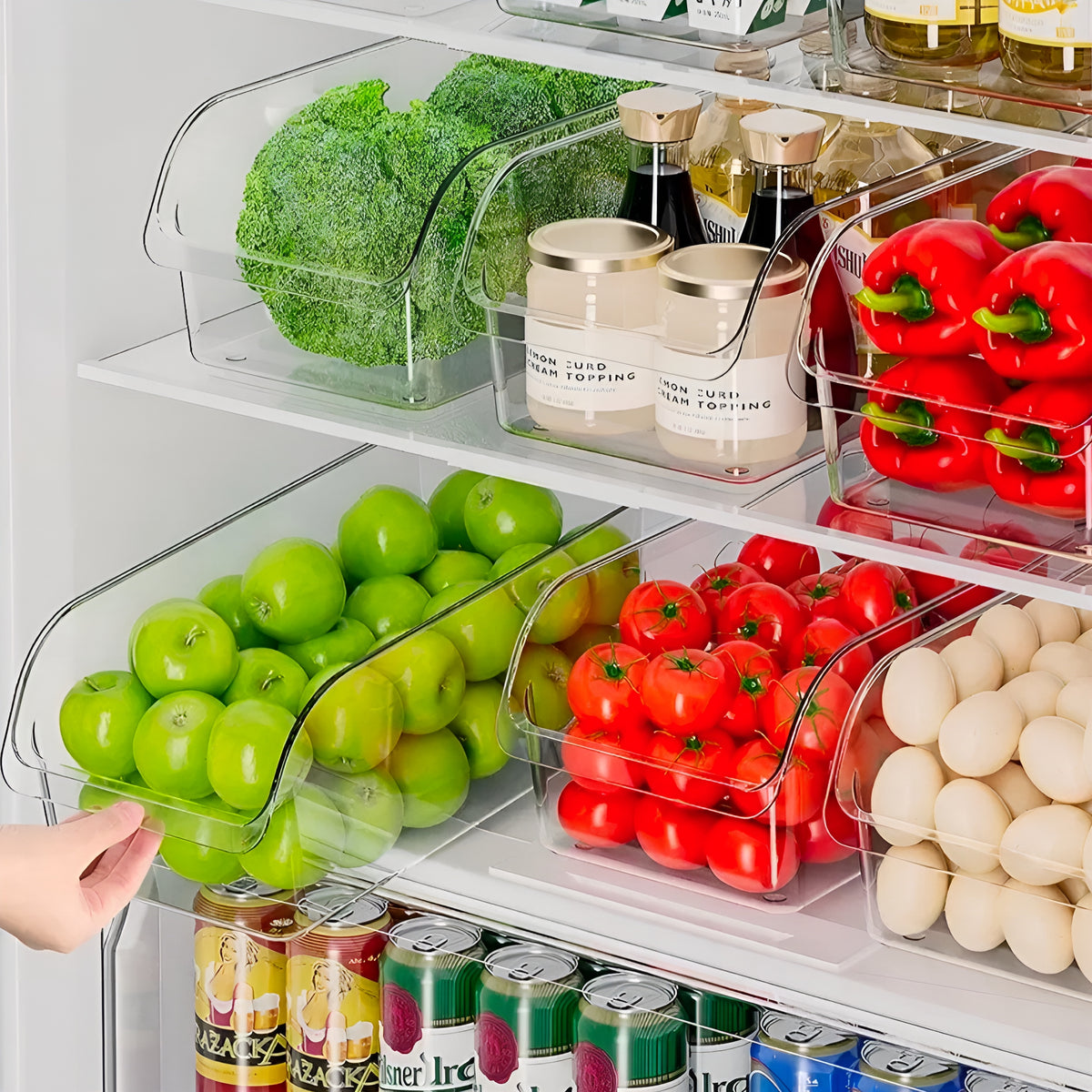 FreshBox™ – Organizador Transparente para Geladeira