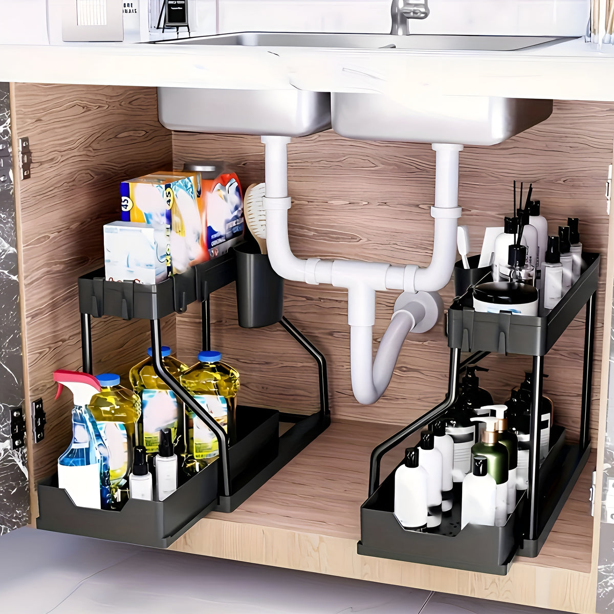 UnderBox™ – Organizador Deslizante Premium para Pia