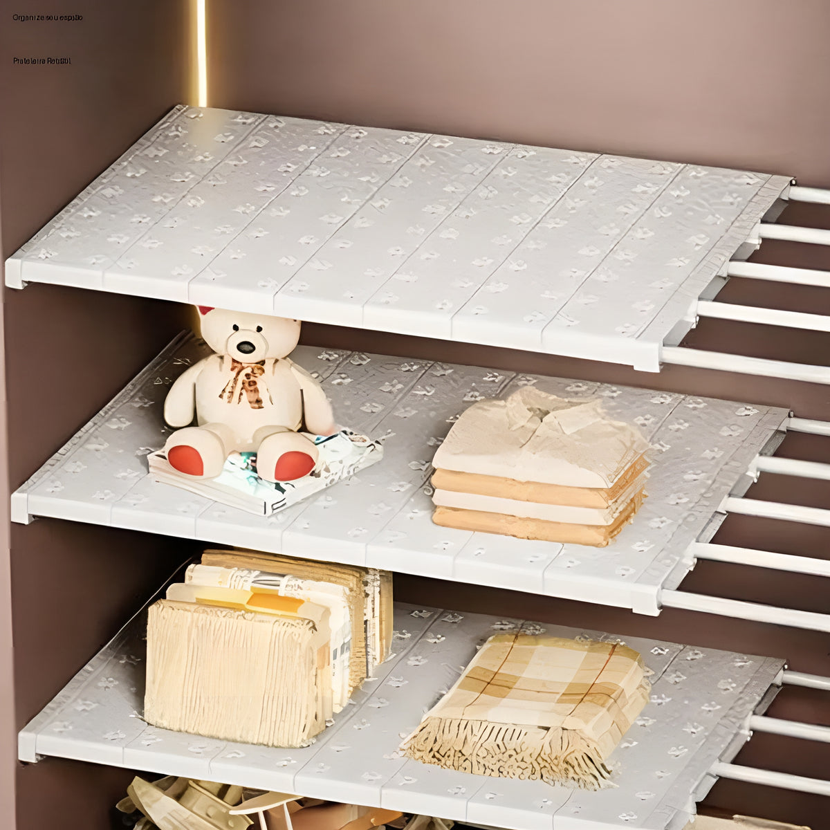 ShelfDivider™ – Prateleira Divisória Expansível Premium