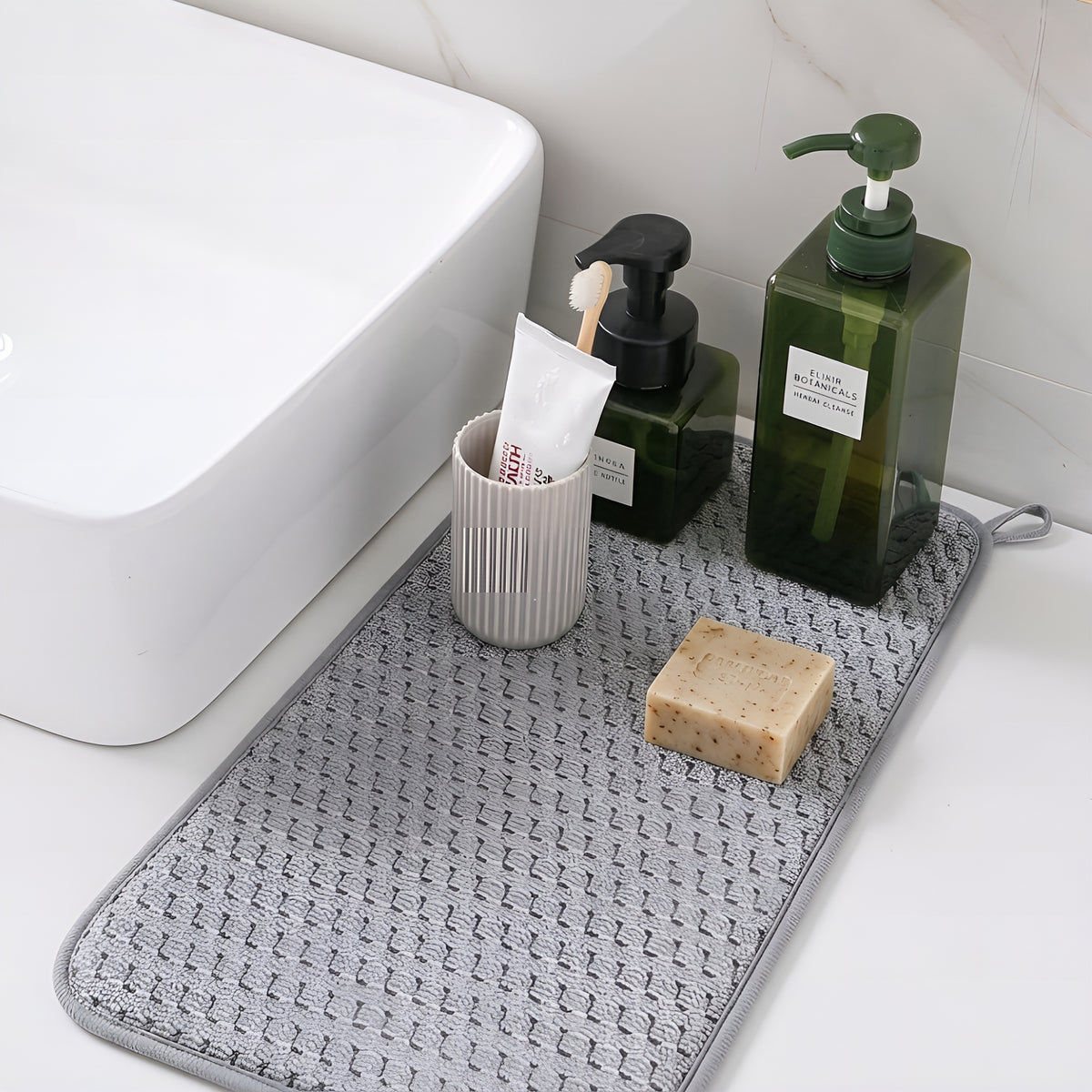 DryMat™ – Tapete Absorvente Premium para Secagem de Louças