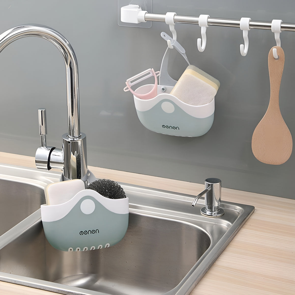 SinkDock™ – Organizador de Pia com Drenagem Inteligente
