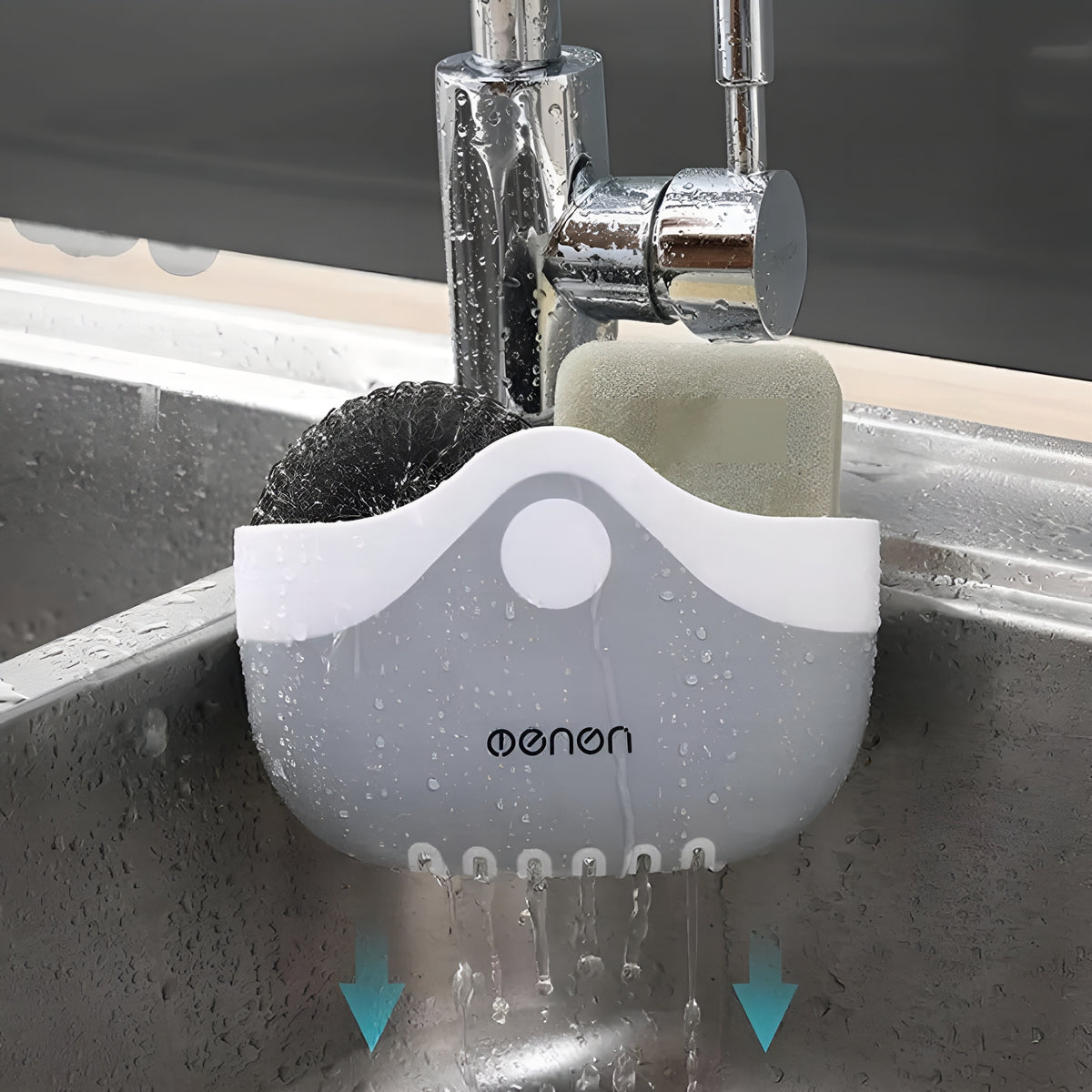 SinkDock™ – Organizador de Pia com Drenagem Inteligente