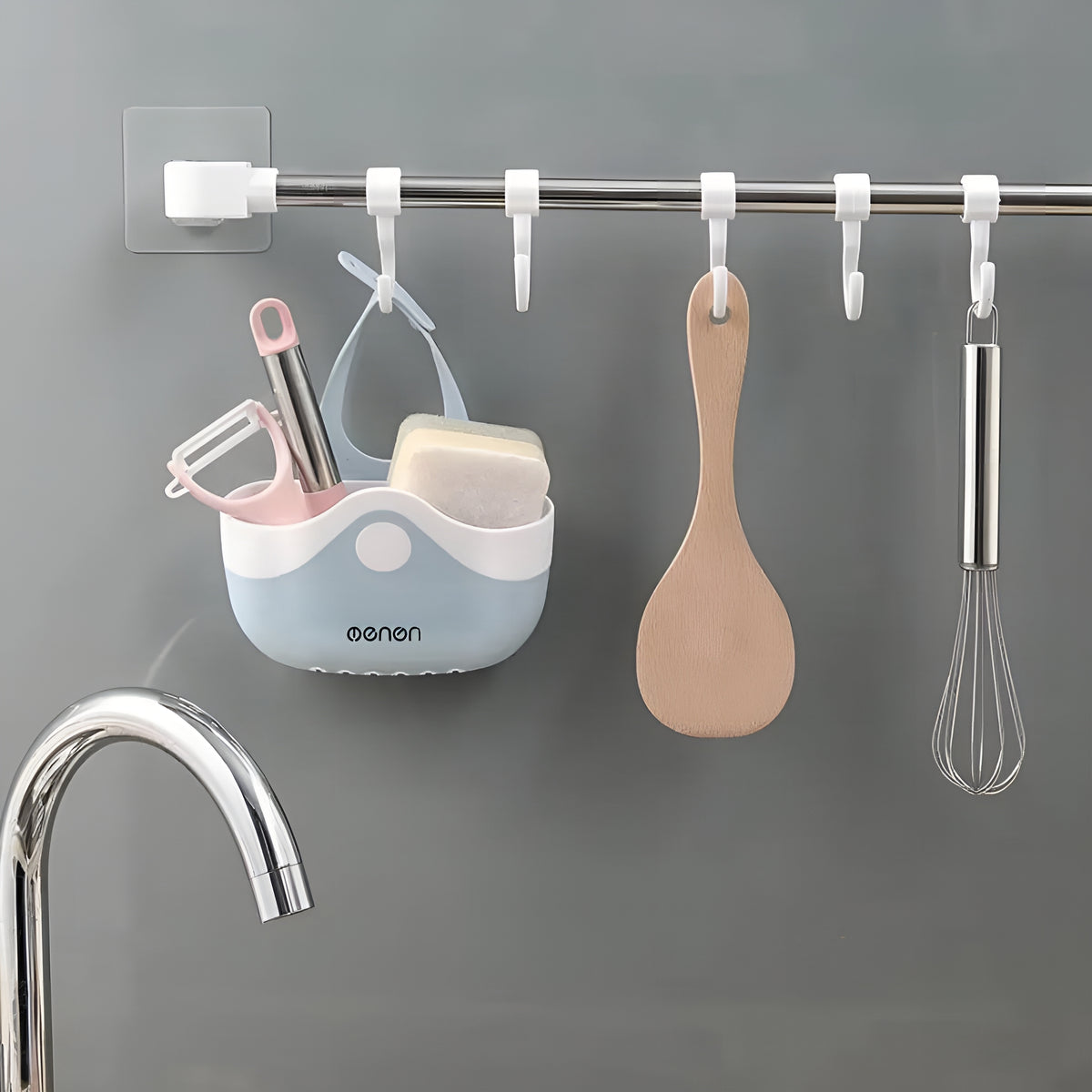 SinkDock™ – Organizador de Pia com Drenagem Inteligente
