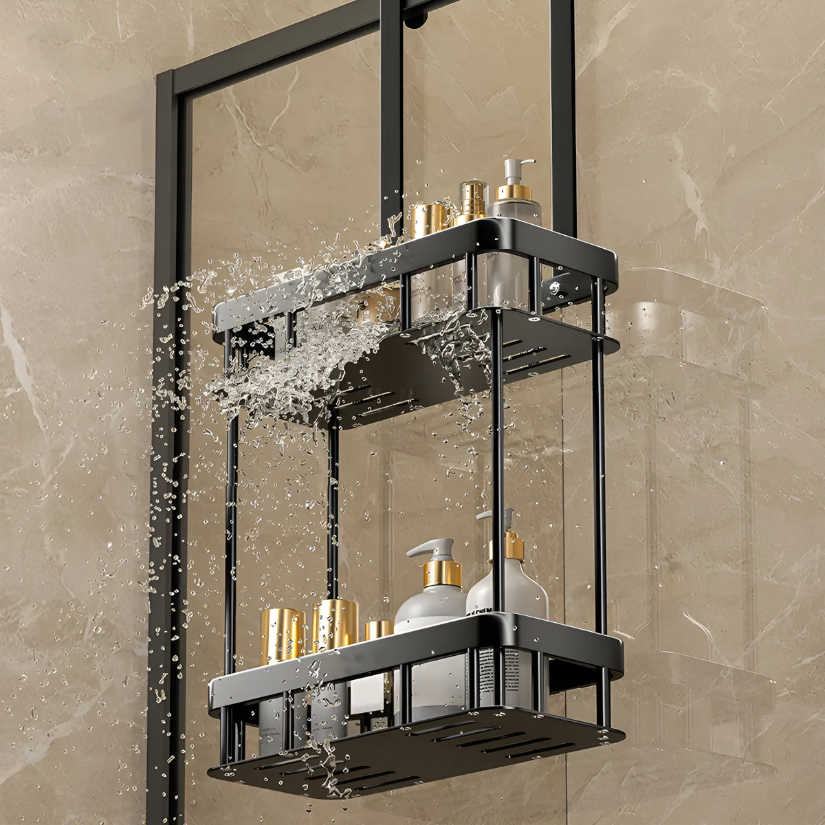 ShowerShelf™ – Prateleira Premium para Box sem Furos