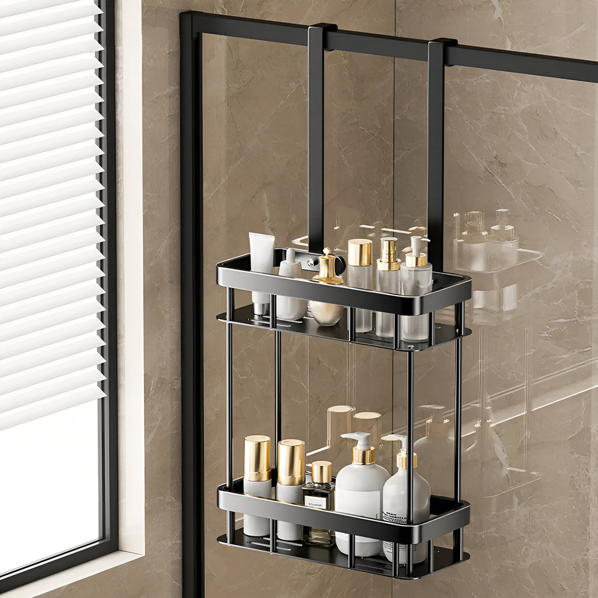 ShowerShelf™ – Prateleira Premium para Box sem Furos