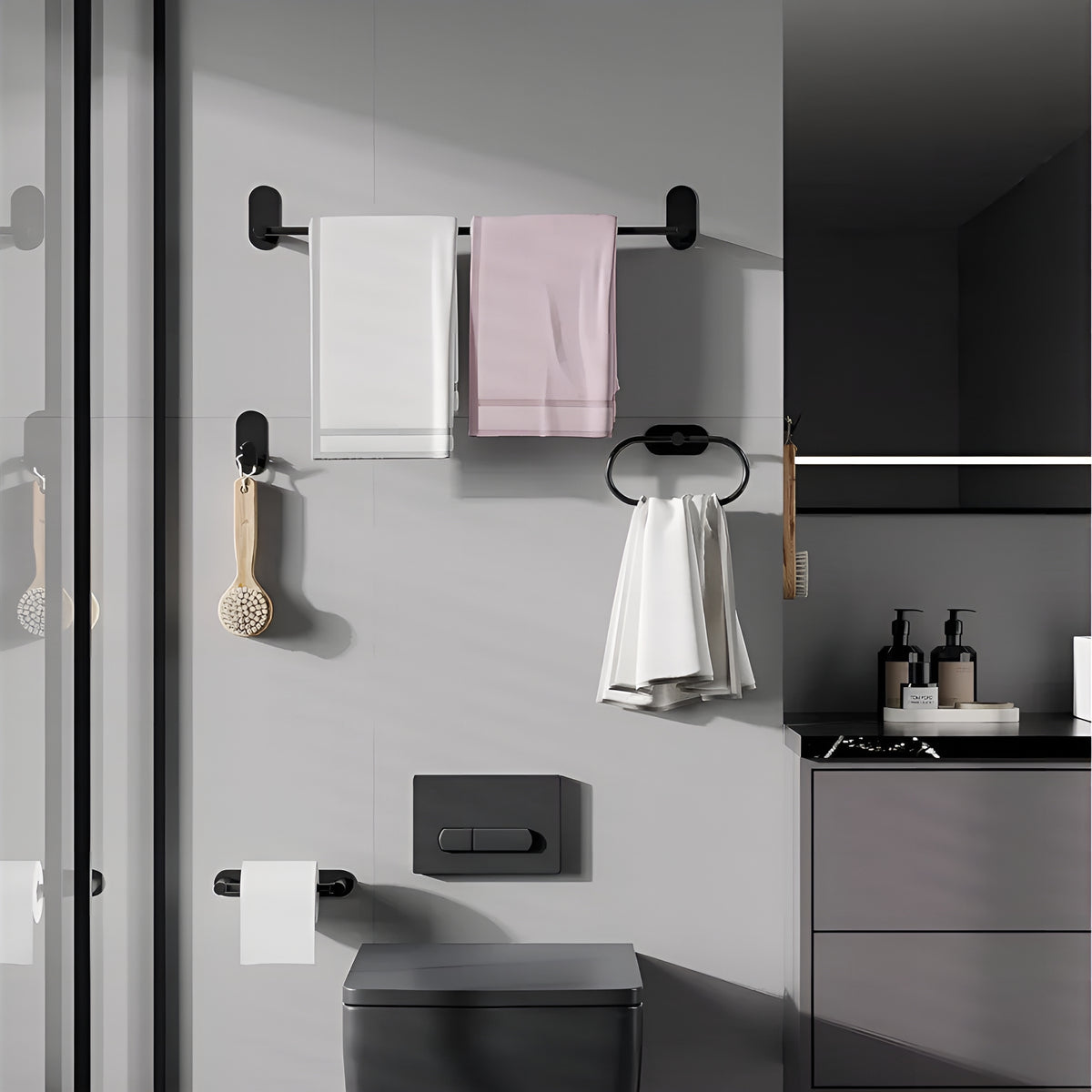 TowelBar™ – Porta-Toalhas Premium em Aço Inox