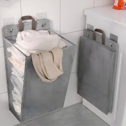 WallHamper™ – Cesto Dobrável de Parede para Roupas