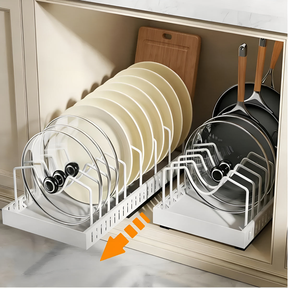 SlideRack™ – Organizador Deslizante Premium para Armários