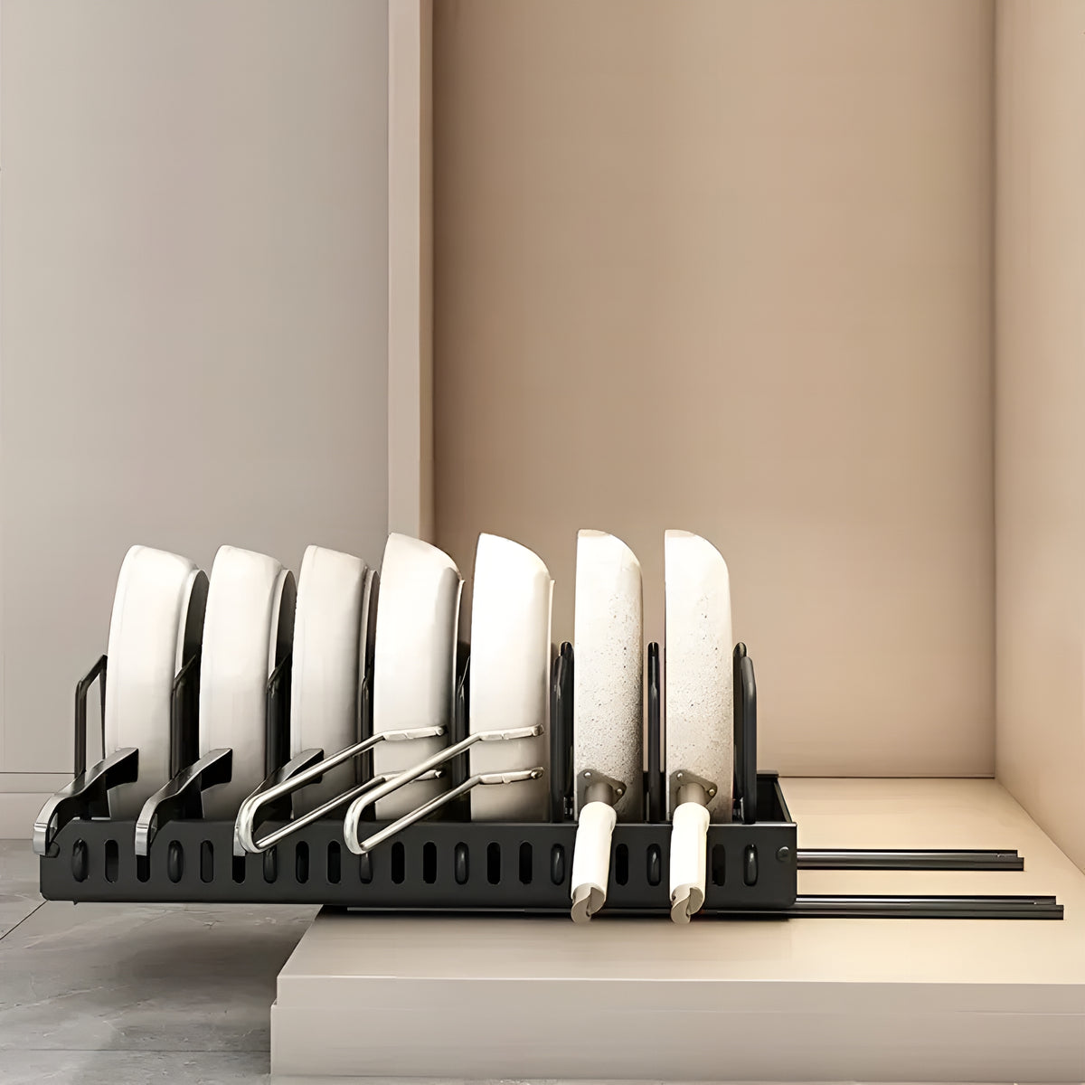 SlideRack™ – Organizador Deslizante Premium para Armários