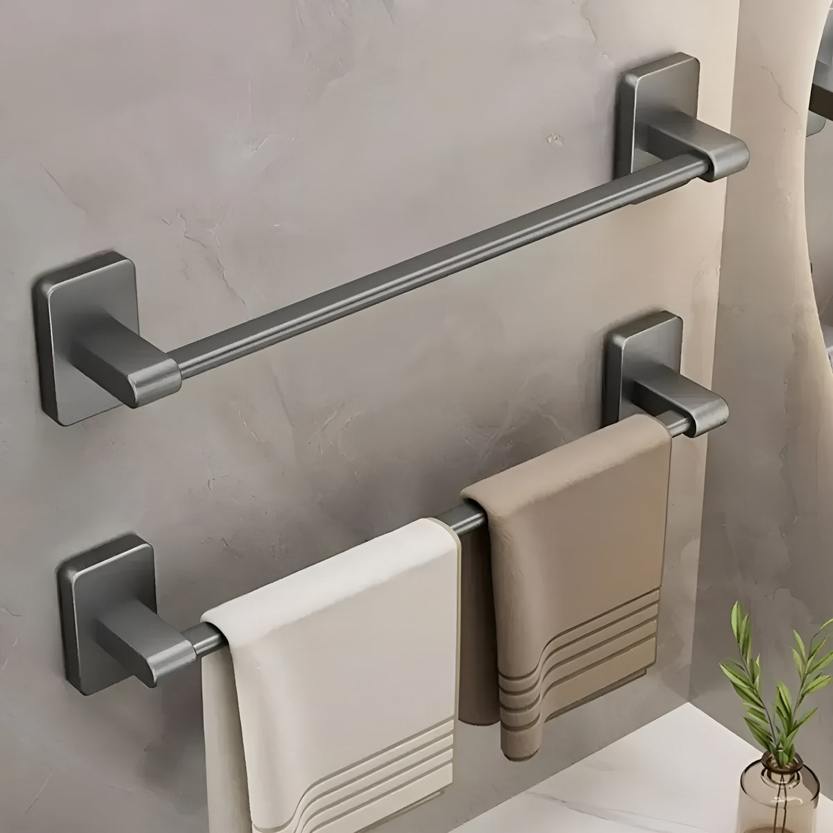 TowelRail™ – Barra Premium para Toalhas sem Furos