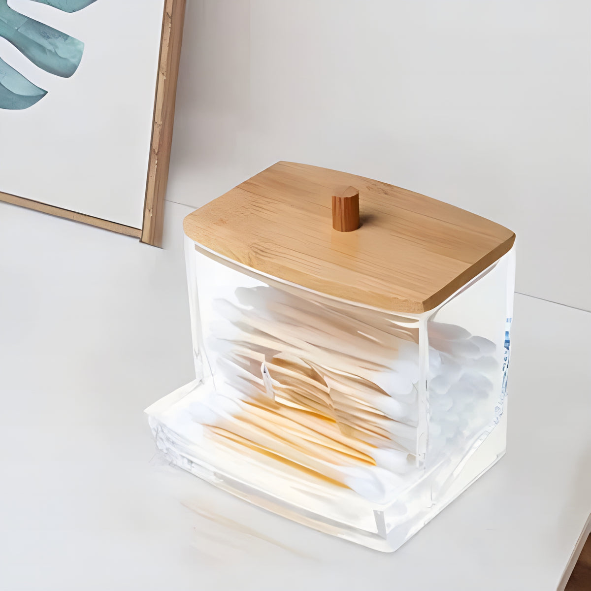 CottonDock™ – Dispenser Premium para Cotonetes