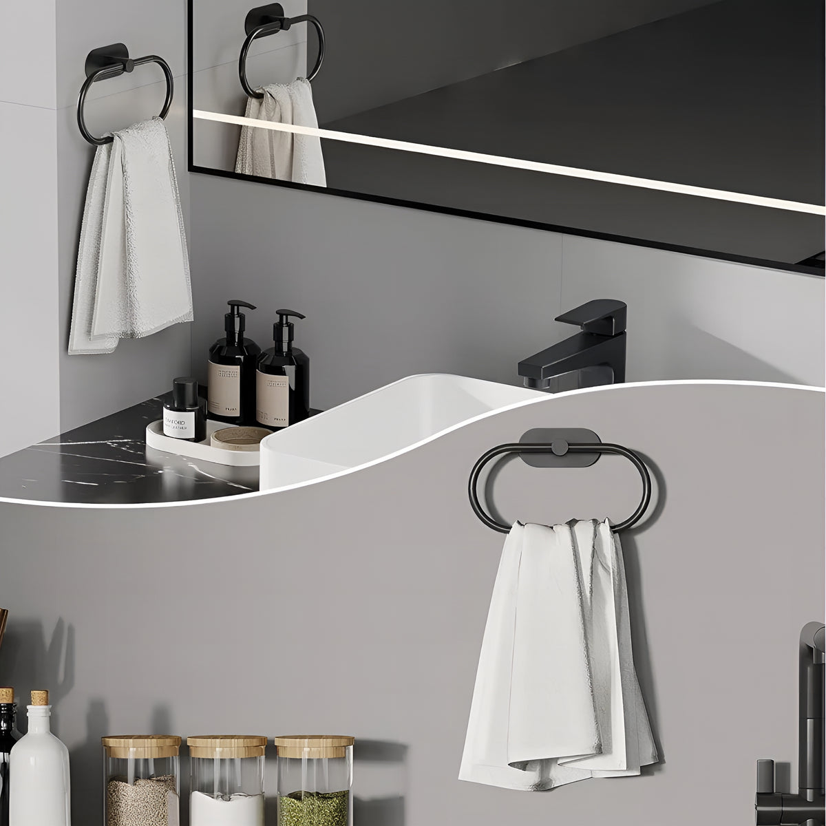 TowelBar™ – Porta-Toalhas Premium em Aço Inox